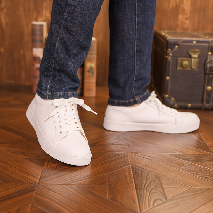 Pánské Kožené Nízké Boty