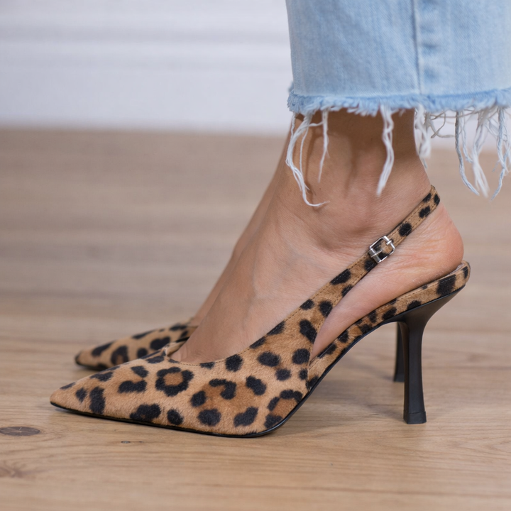 Claudia | Béžové lodičky s otevřenou patou