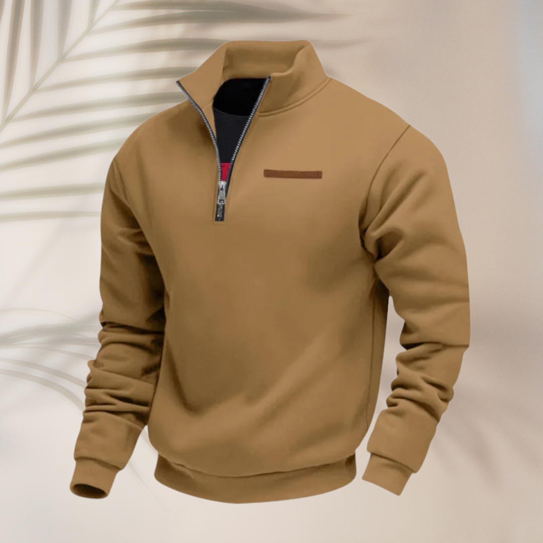 Jáchym™ - Pánská mikina s polovičním zipem