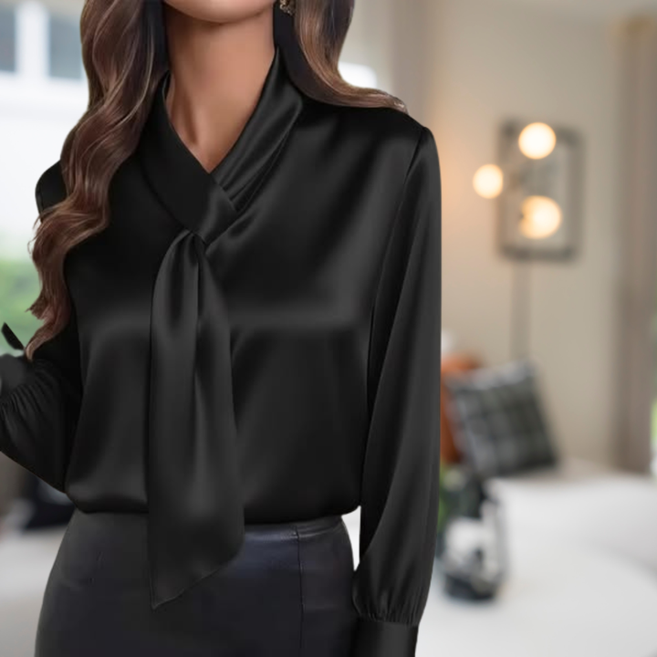 Anna | Elegantní saténová blůza