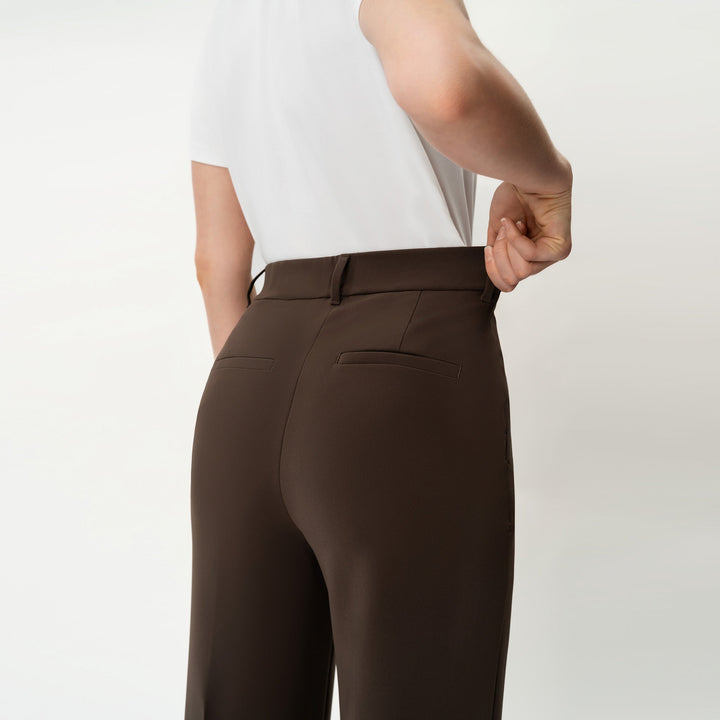 Krepové volné kalhoty