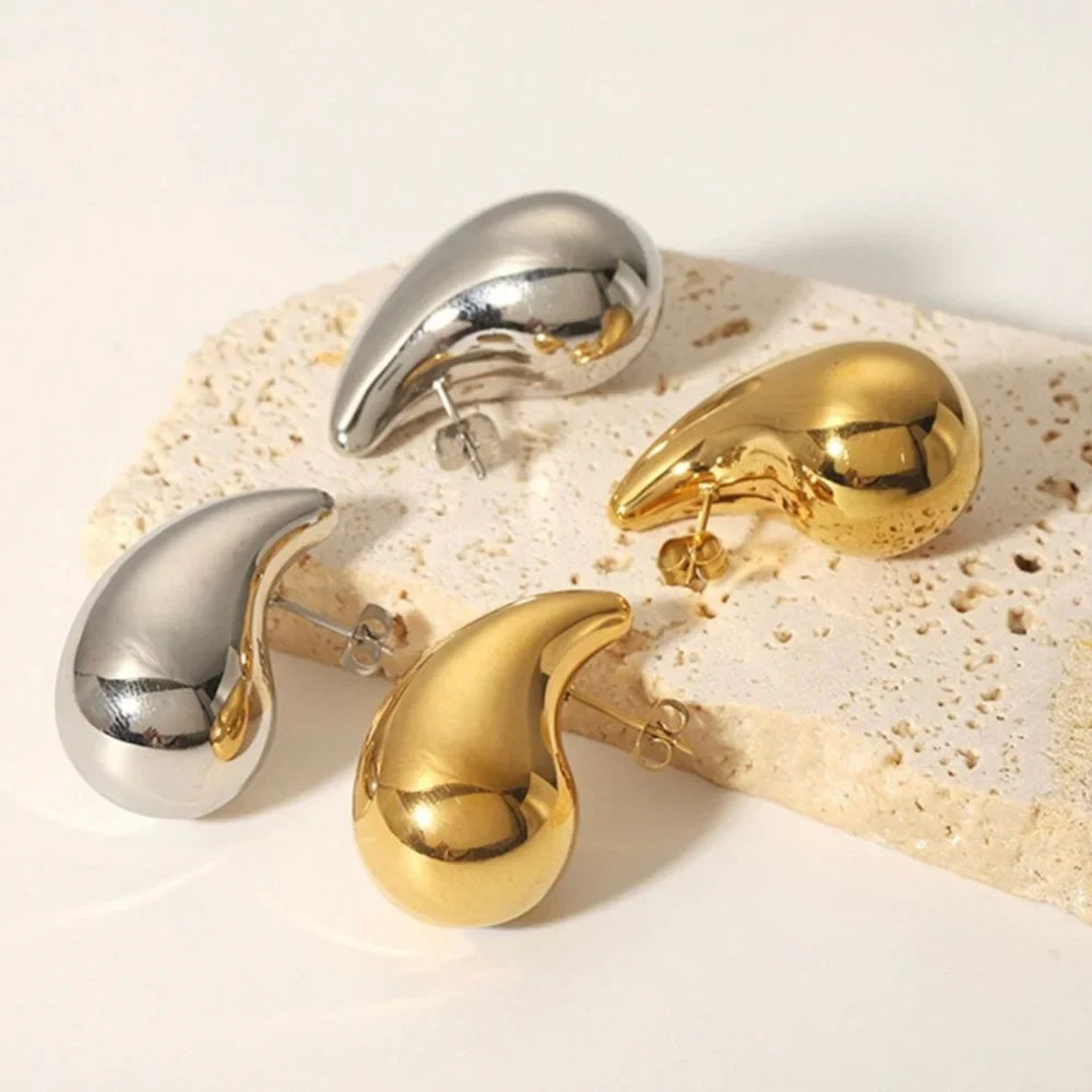 Velora | Pozlacené náušnice Kapka vody