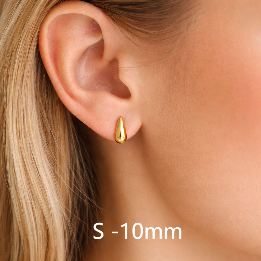 Velora | Pozlacené náušnice Kapka vody