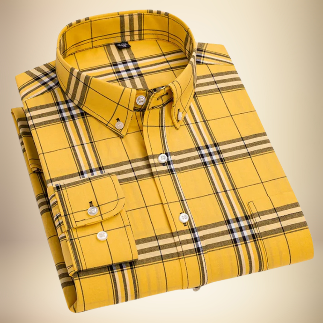 Elias™ – Klasická Stylová Kostkovaná Pánská Košile