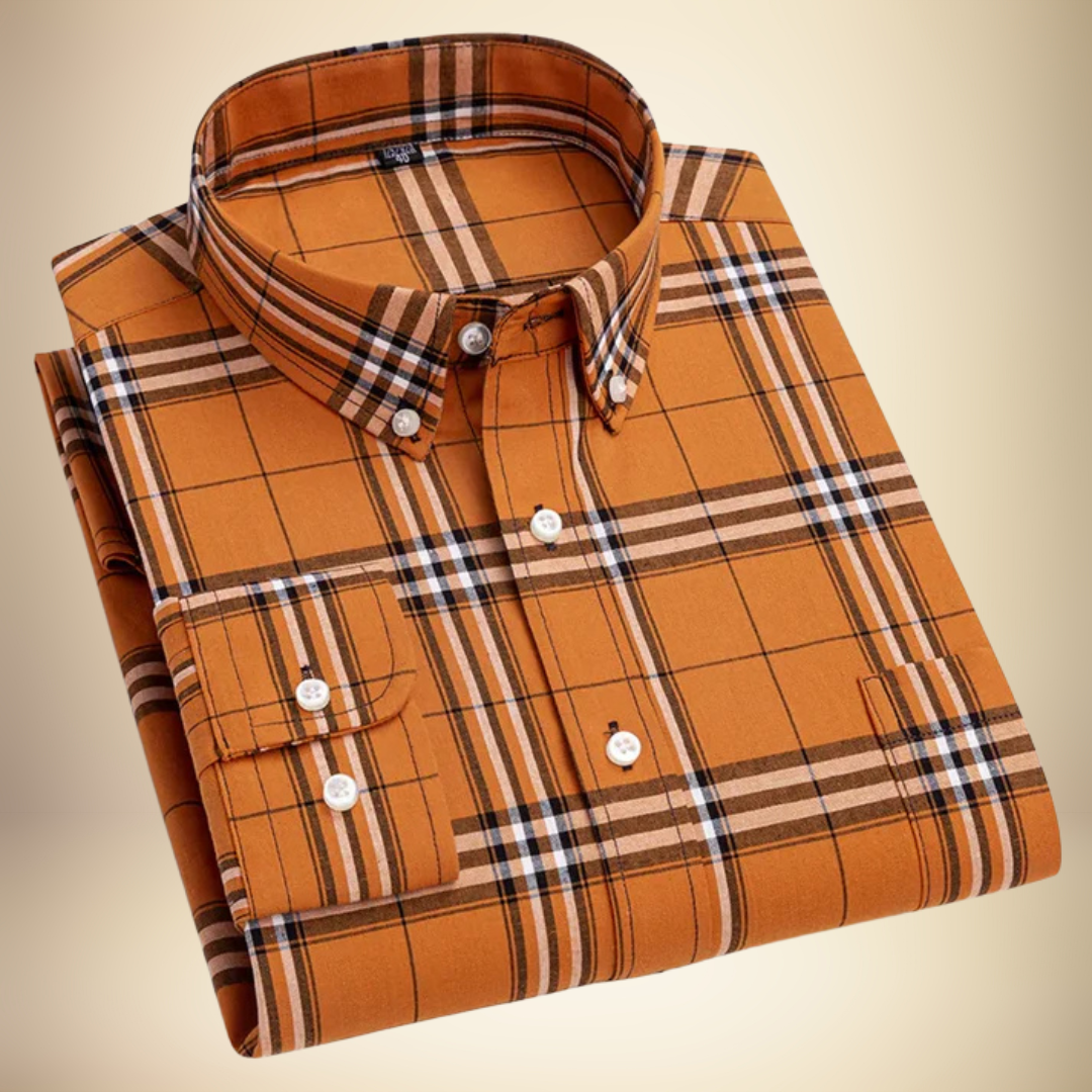 Elias™ – Klasická Stylová Kostkovaná Pánská Košile