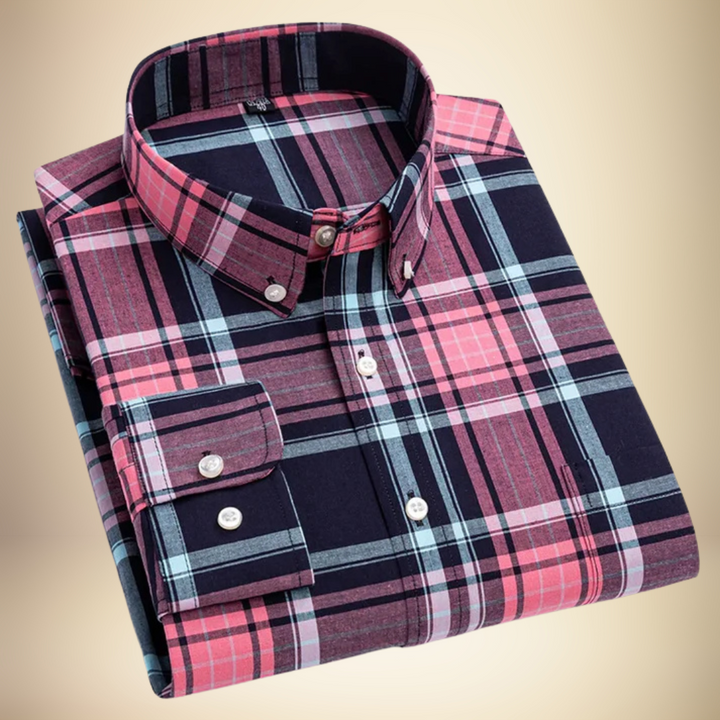 Elias™ – Klasická Stylová Kostkovaná Pánská Košile