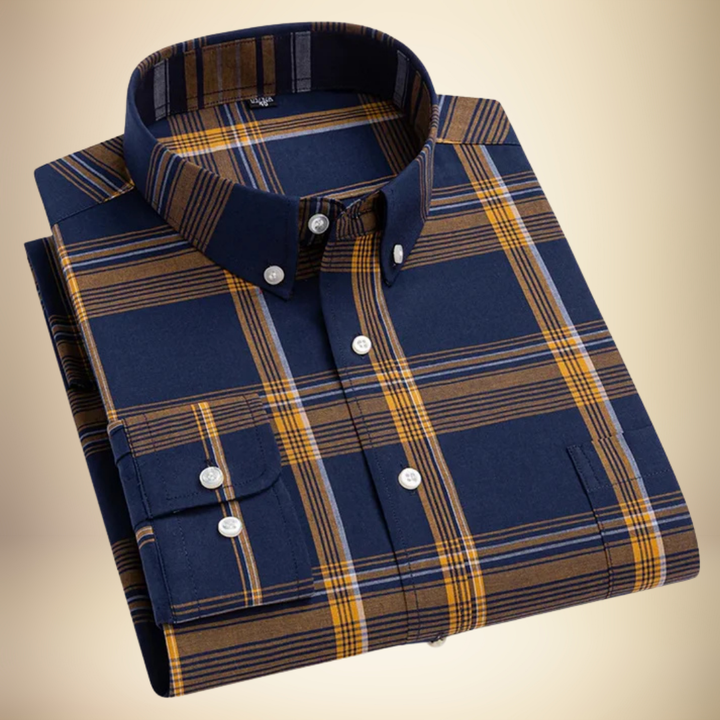 Elias™ – Klasická Stylová Kostkovaná Pánská Košile