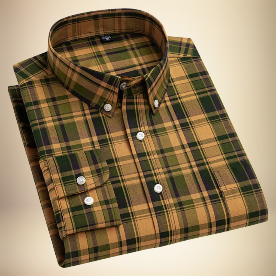 Elias™ – Klasická Stylová Kostkovaná Pánská Košile