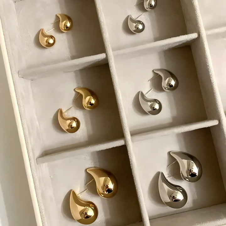 Velora | Pozlacené náušnice Kapka vody