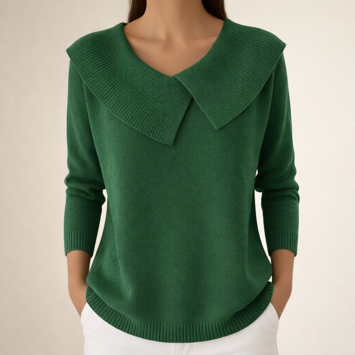 Magda | Svetr s širokým límcem