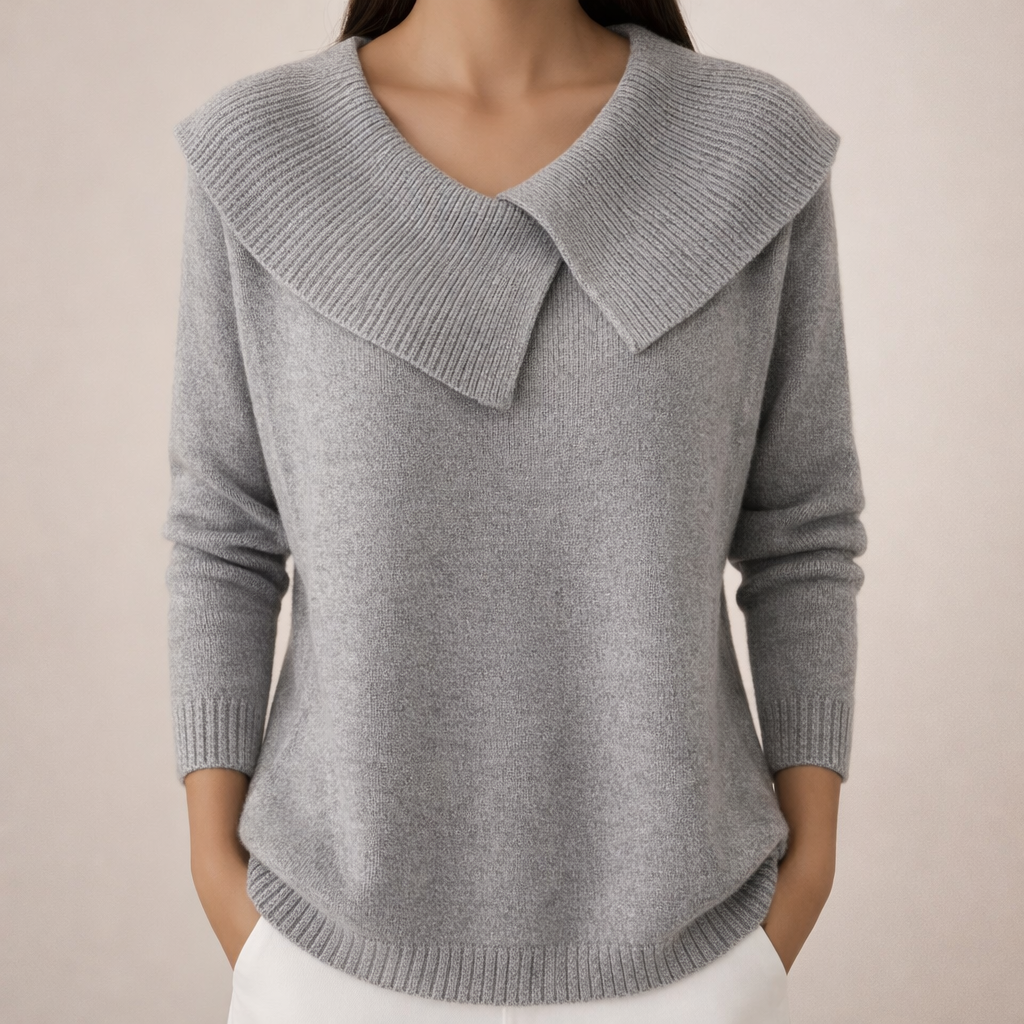 Magda | Svetr s širokým límcem